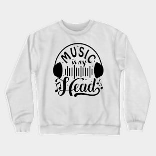 Music Quote Element Design Vector Crewneck Sweatshirt